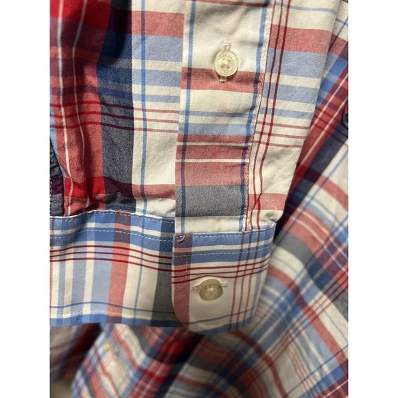 Vineyard Vines Mens Shirt M Slim Tucker Button Down Plaid Long Sleeve - Picture 6 of 7